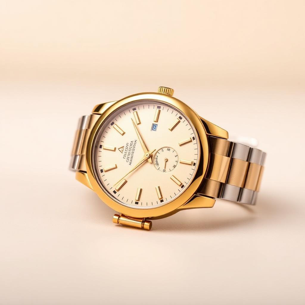 Montre or
